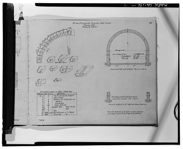 4. 'Ring Stones & Tunnel Sections, Tunnel #33,' Southern...
