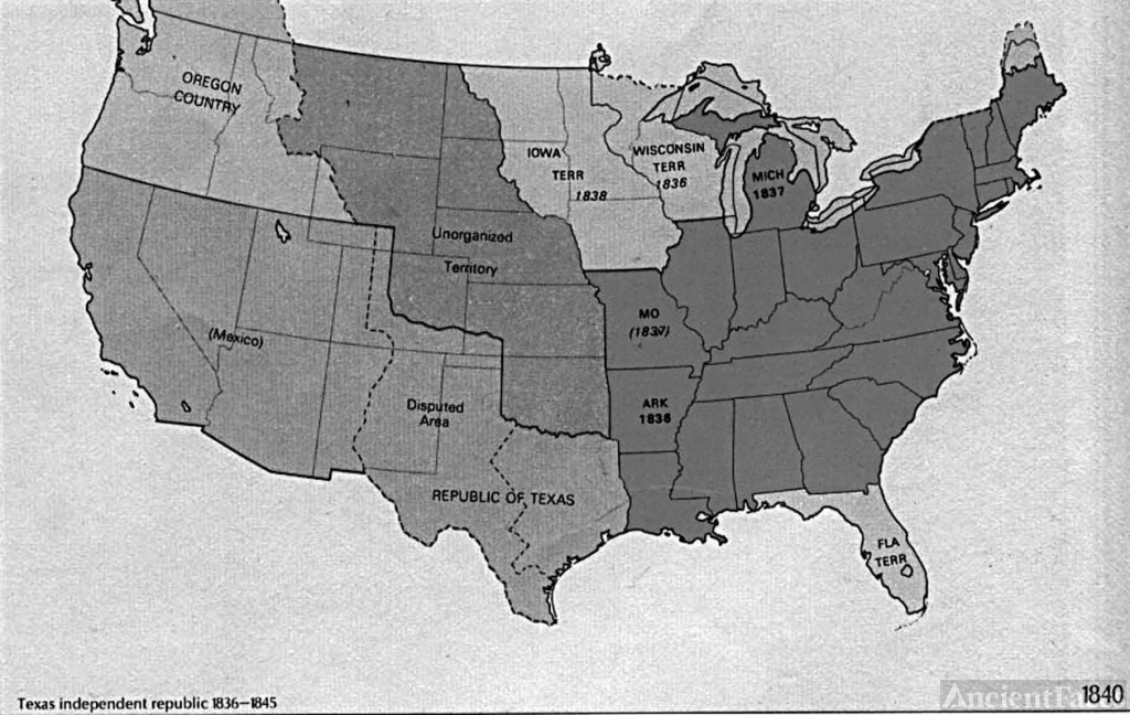 1840s Map Of United States   1251630 Watermark 