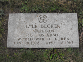 Lyle Becker gravesite