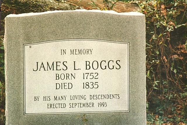 James L. Boggs Headstone