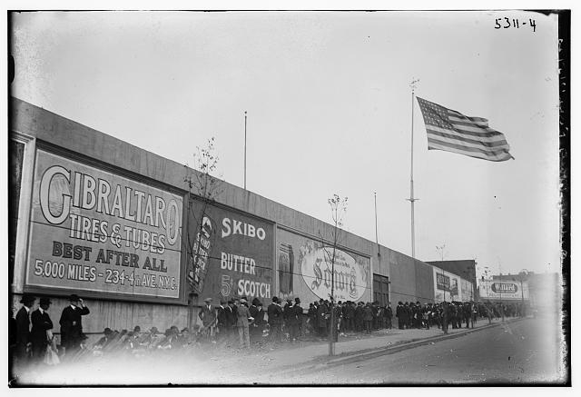 Outside Ebbets Field
