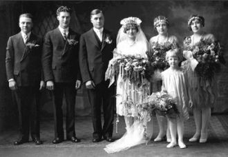 Dick & Kirscht Wedding, 1927 Minnesota