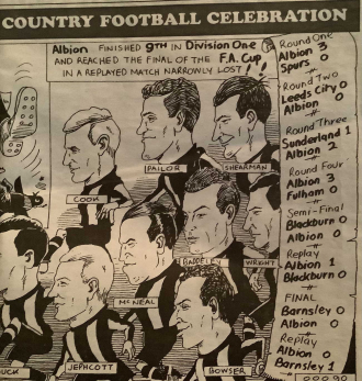 Charicature of West Brom Albion
