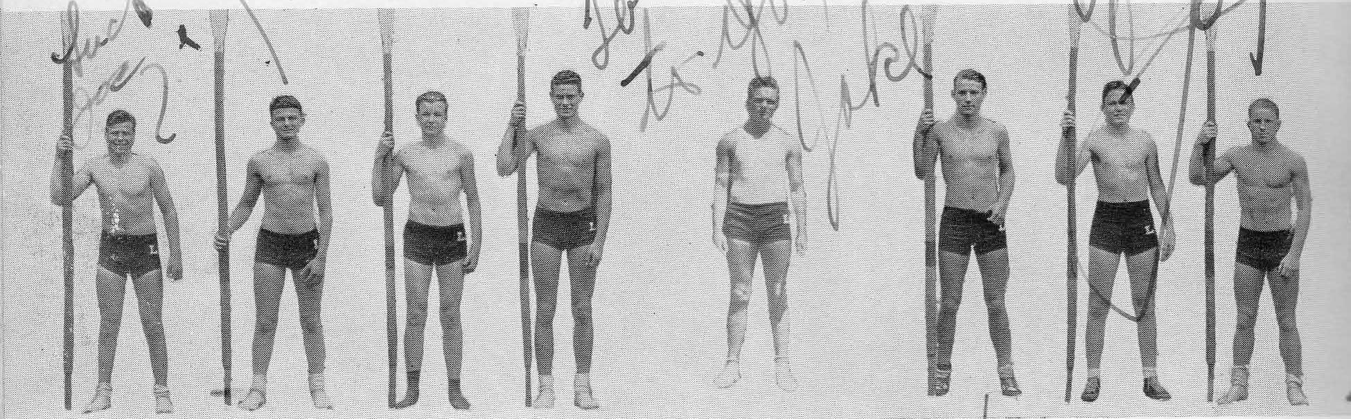 Jack Brigham and 1933 Crew Team