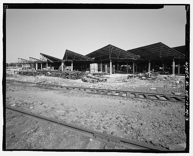 3. East end. View to west. - South Omaha Union Stock...
