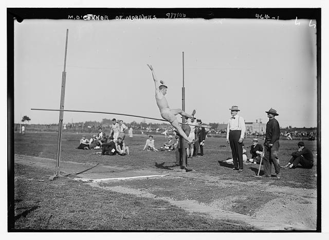 M. O'Connor of Mohawks, high-jumping, Y.M.C.A., Brooklyn