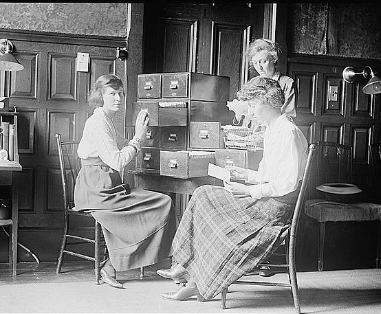Suffragette card index