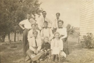 John Freece family, mom,dad, & 7 children