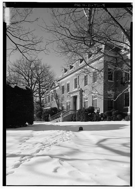 Closer view of south elevation entrance from the...