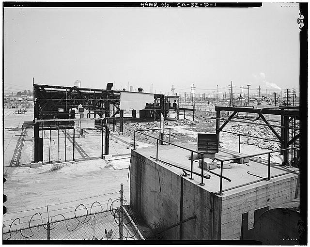 1. SHED A RUINS FROM ATOP CORNER OF DIKE, LOOKING...