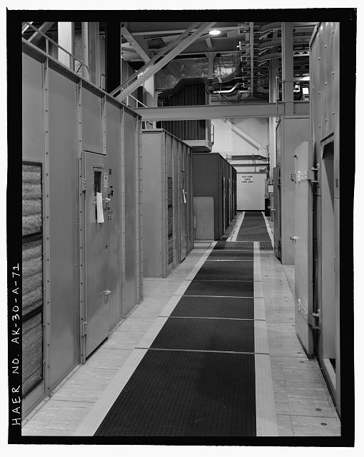 71. Transmitter building no. 102, view of arrangement...