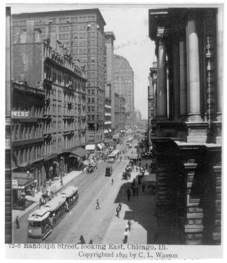 Randolph St., looking east, Chicago, Ill.