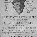 A photo of George F Wooten