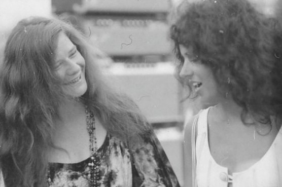 Singers Janis Joplin & Gracie Slick, 1968