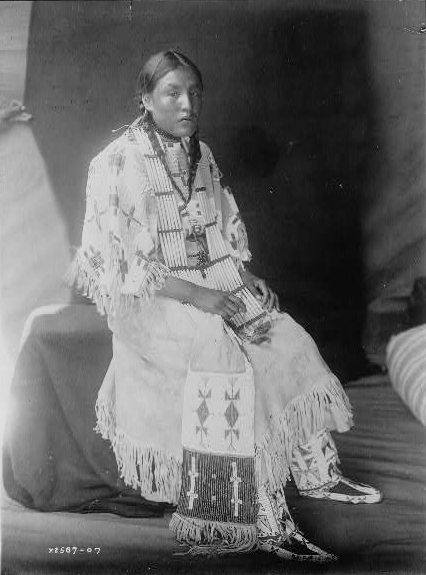 Red Elk Woman, a Sioux girl
