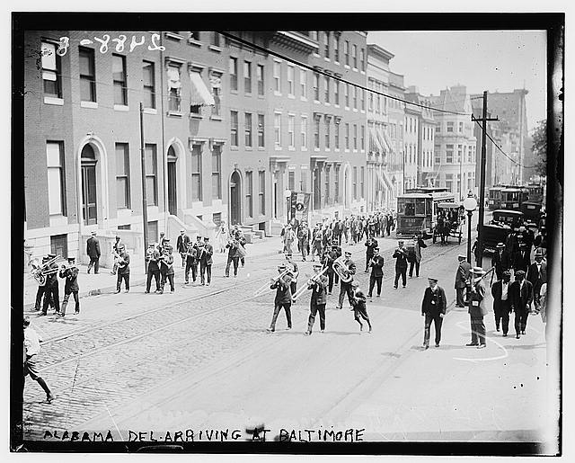 Alabama del. arriving in Balto.