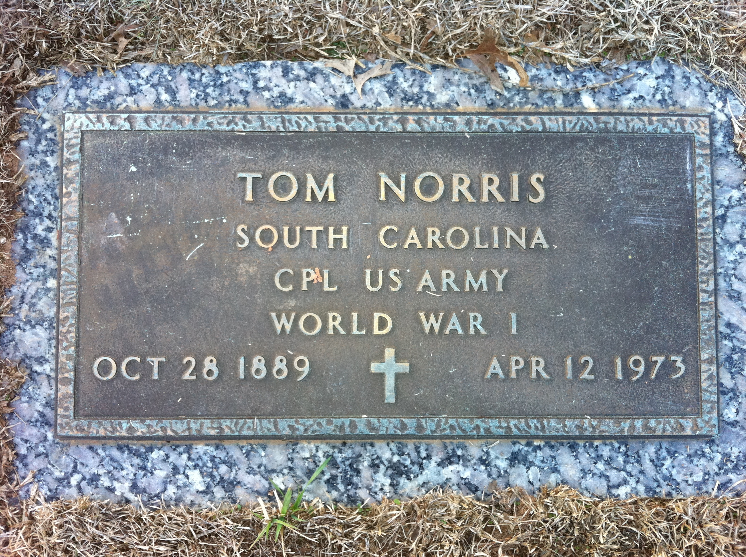 Tom Norris gravesite