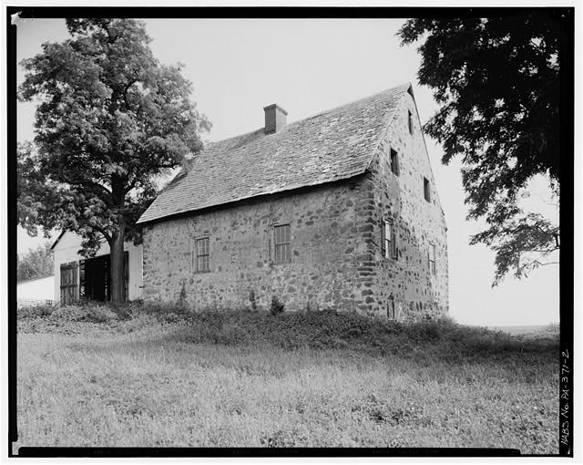 2. NORTH (REAR) ELEVATION AND WEST ELEVATION, FROM...