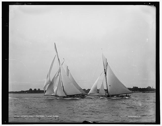 Start, forty footers, August 18, 1890