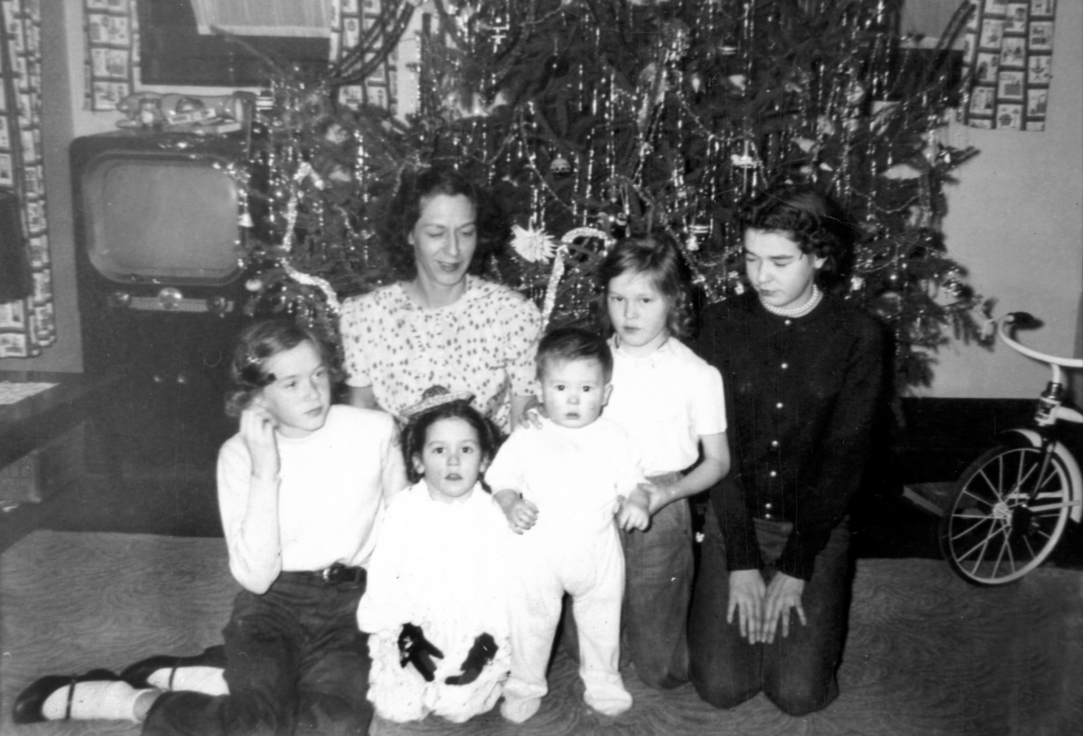 The Dorothy (McCavitt)  White Family Christmas, 1955
