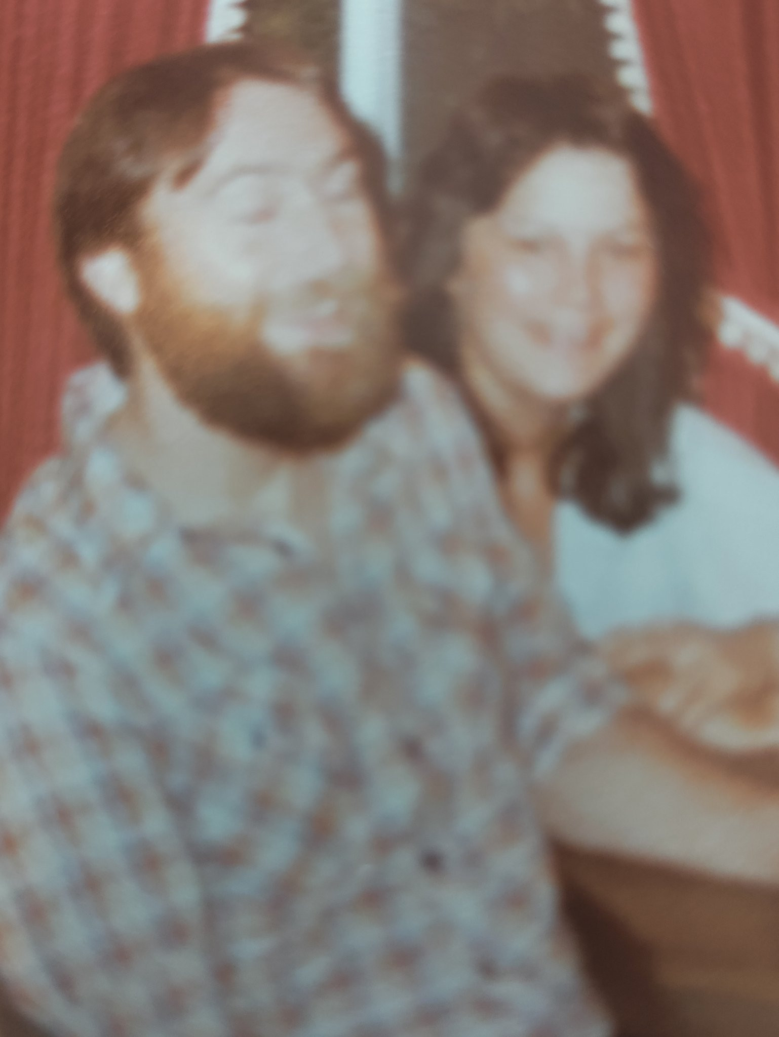 Karen and Brian in 1976