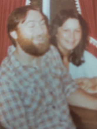 Karen and Brian in 1976