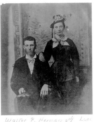 Walter and Lucy (Dickerson) Harman, 1905