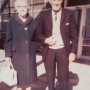 My Nanna and Grandpa Lyon at the Adelaide Airport.