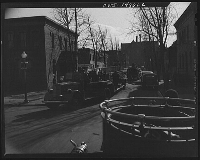 Firehouse station number four. Washington, D.C. Firemen...