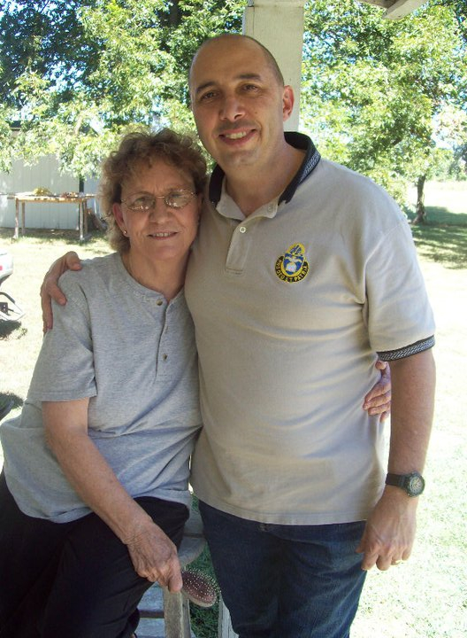 Pansy Lou Leathers/Woodruff with her son Robert Wayne Leathers II