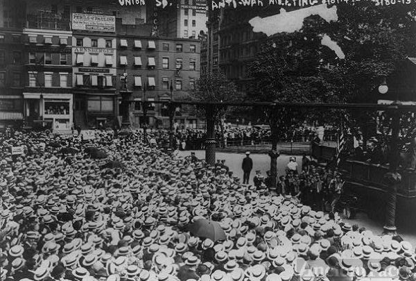 Anti-war protest WW I