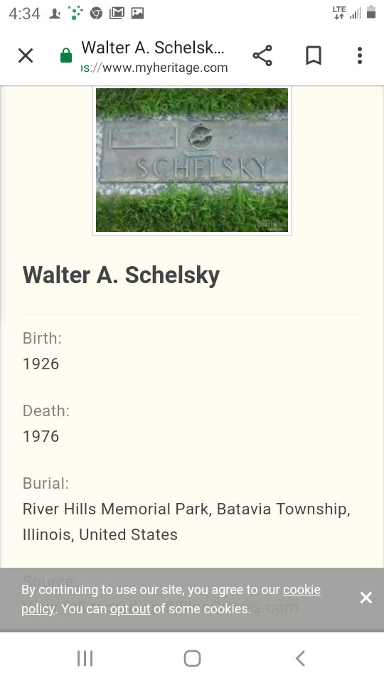 Burial information