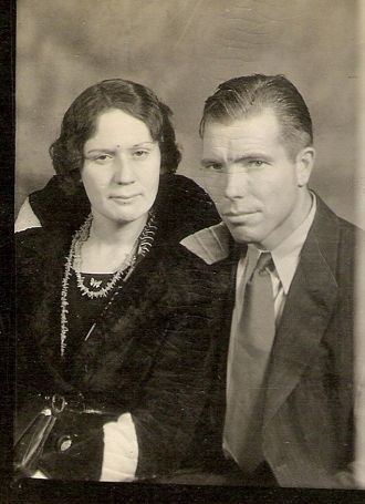 My Great-Aunt Mairl Brownlow & Husband, Ross Kirk