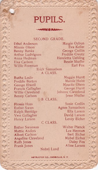 Nebraska Pupils List, @1914