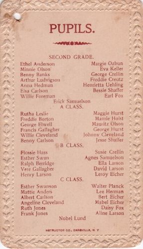 Nebraska Pupils List, @1914
