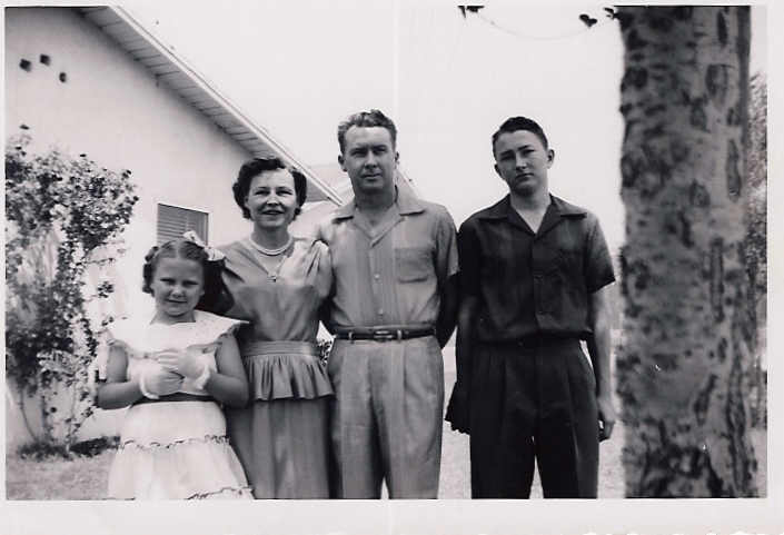 Linda,Clyde,Robert Sr ,Robert Jr Russell