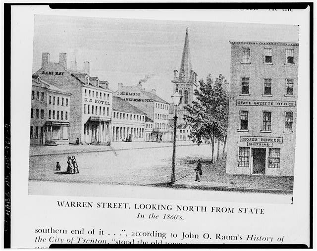 9. Historic view of the building: 'Warren Street about...