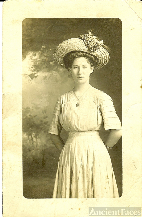 Ruth Mary Mertens at 18 years old
