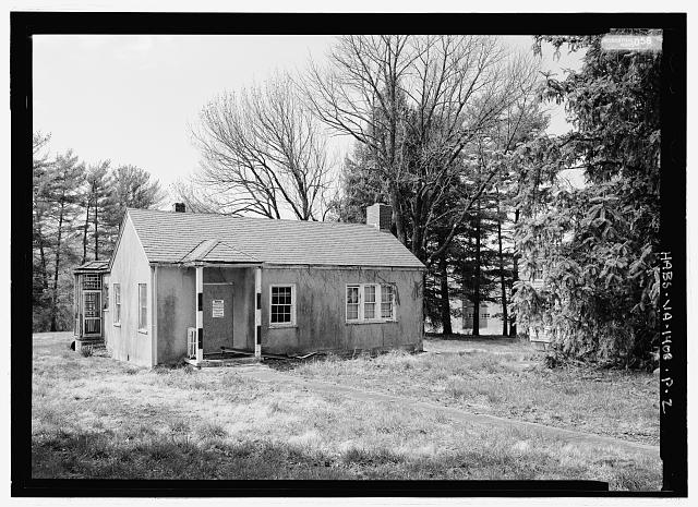 Perspective view from east - Blue Ridge Sanatorium,...