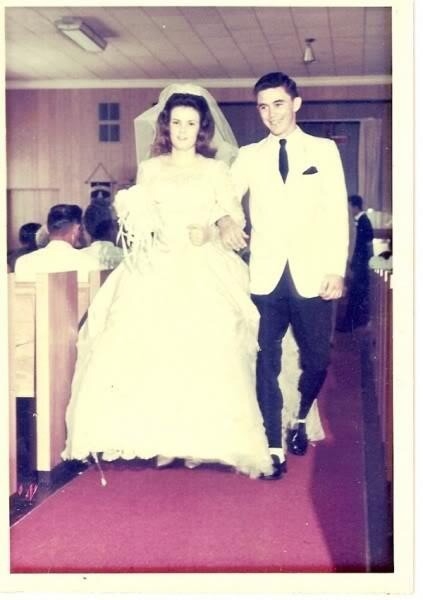 David & Frances Whittle wedding