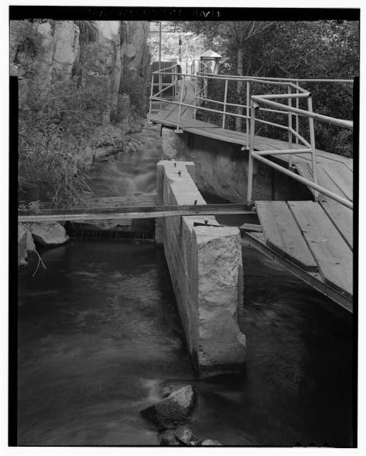 1. QUARRIED CHANNEL AND PLANK WALK, LOOKING NORTH TOWARD...