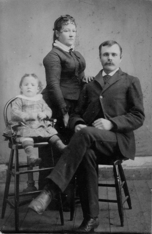 Albert David Whaley Family, Kansas 1883