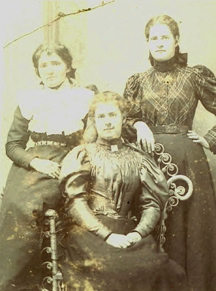 Mary, Anna, & Elizabeth Mahon, 1897