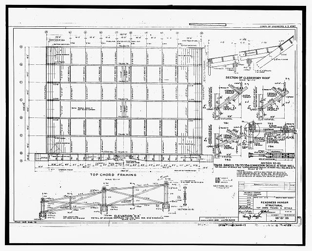 31. Photographic copy of original construction drawing,...