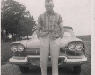 Woodrow League & car