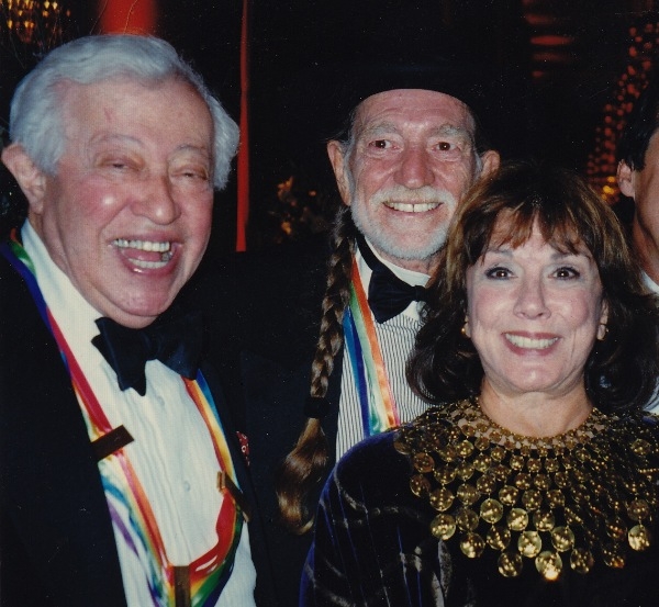 Adolph Green, Phyllis Newman, and Willie Nelson