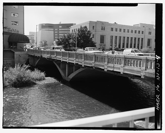 Sw Center St 4. View of bridge looking southwest. - Center Street...