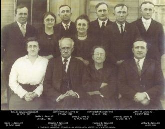 James William Jarvis family