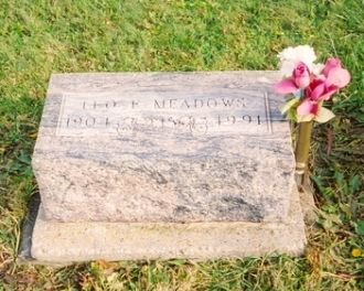 Leo Ezra Meadows gravestone