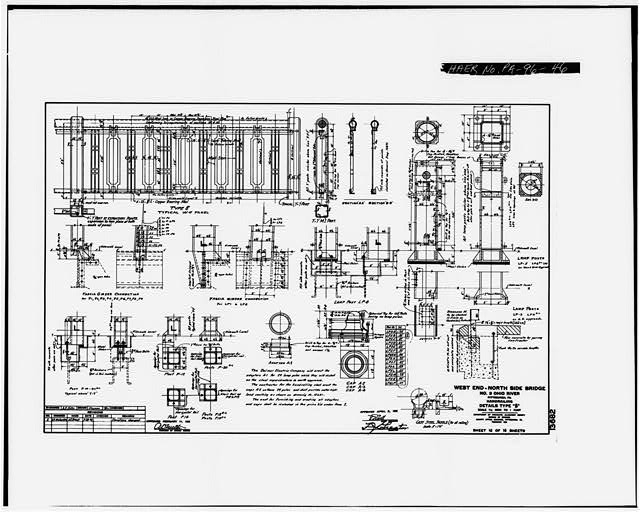 46. HANDRAILING, DETAILS TYPE 'B' (Sheet 12 of 14...